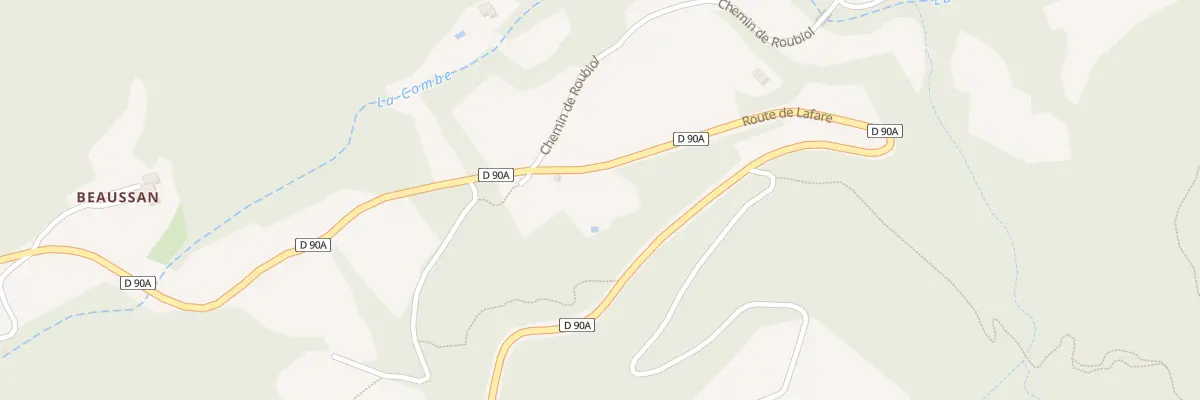 Plan du 5075A La Grand Terre à La Roque-Alric