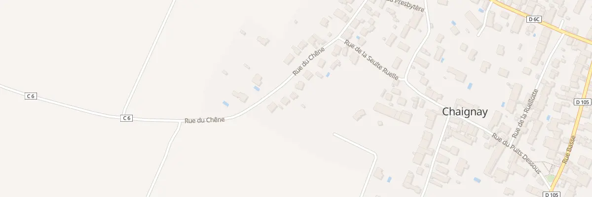Plan du 15 Rue du Chêne à Chaignay
