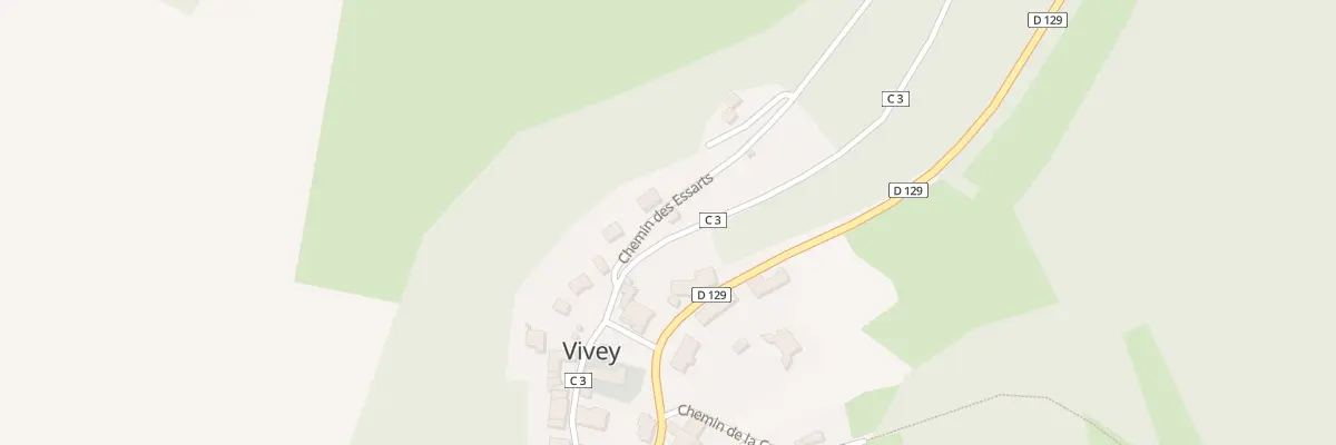 Plan du 2 Che des Essarts à Vivey