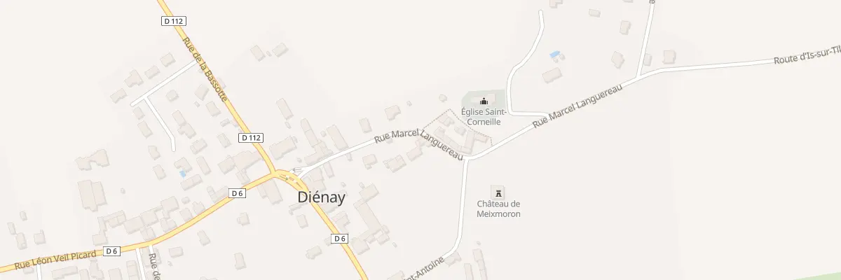 Plan du 10 Rue Marcel Languereau à Diénay