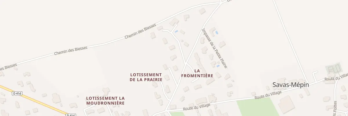 Plan du 19 Imp des Quatre Vents à Savas-Mépin