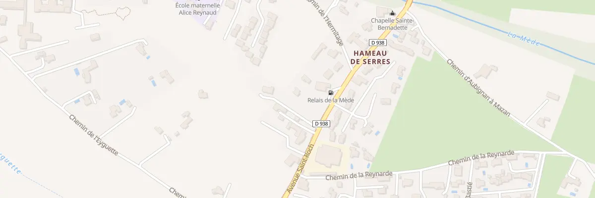 Plan du 2835 Av Saint-Roch à Carpentras