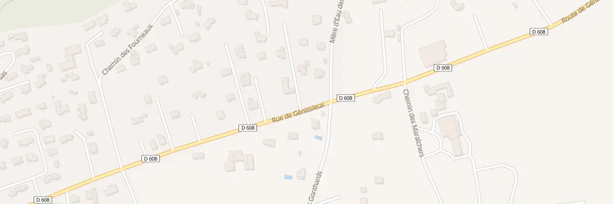 Plan du 23E Rue de Génissieux à Mours-Saint-Eusèbe