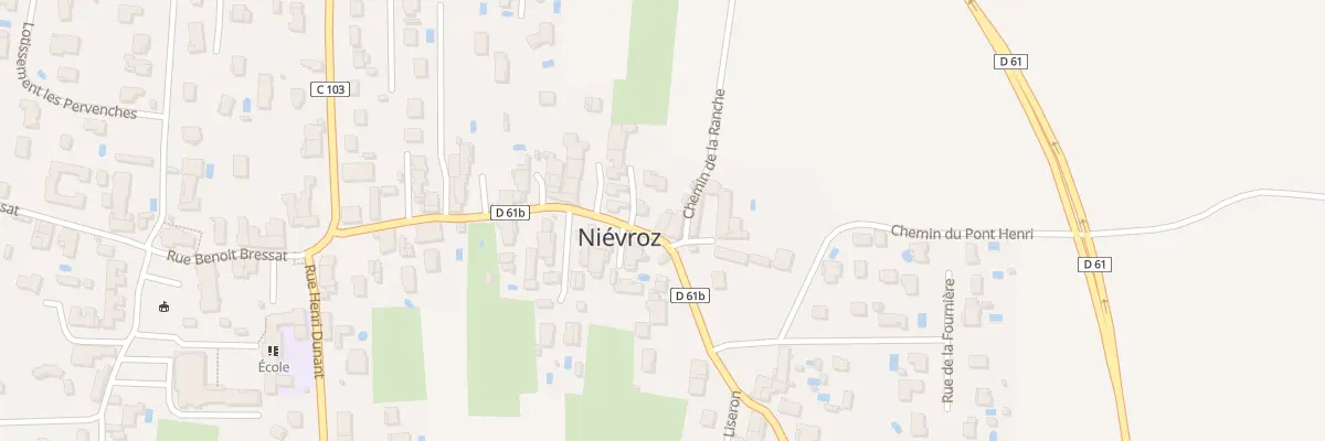 Plan du 239 Rue Henri Jomain à Niévroz