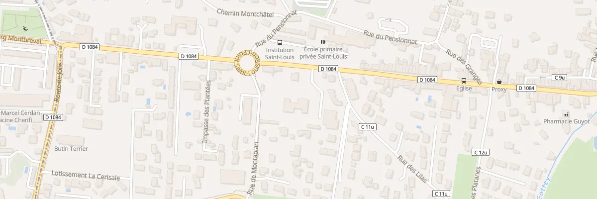 Plan du 436 Rte de Genève à Dagneux