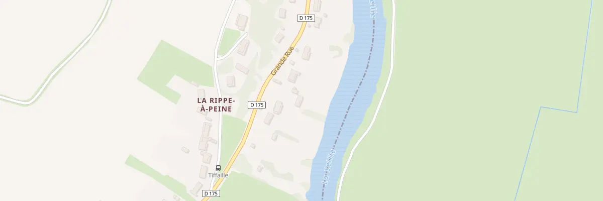 Plan du 2810 Grande Rue à Huilly-sur-Seille