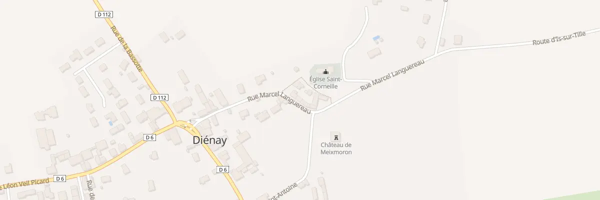 Plan du 5 Rue Marcel Languereau à Diénay