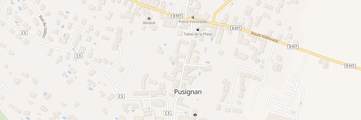 Plan du 4 Rue de l’Egalité à Pusignan