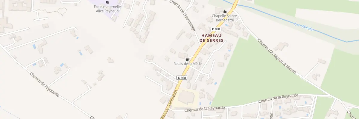 Plan du 2871 Av Saint-Roch à Carpentras