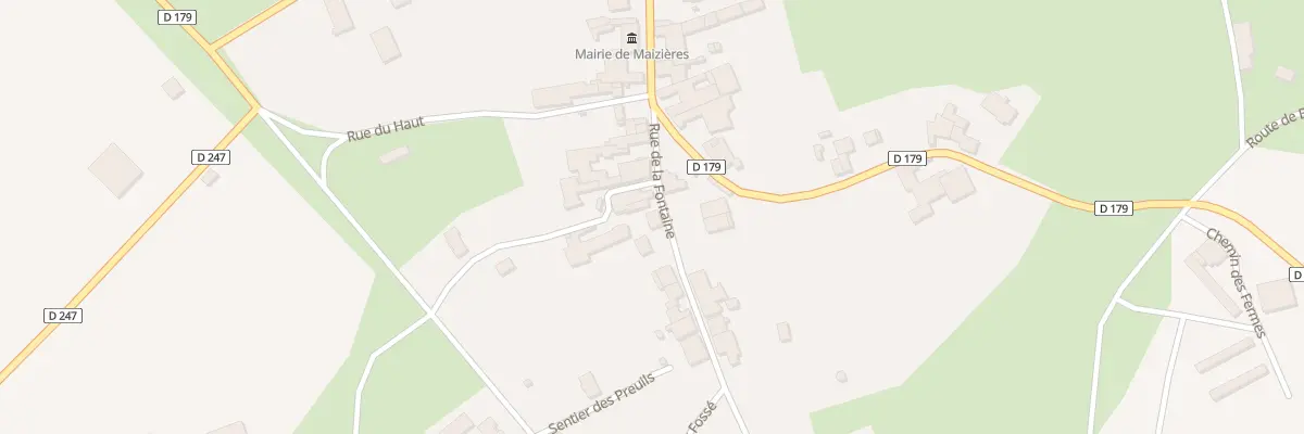 Plan du 4 Rue de la Fontaine à Maizières