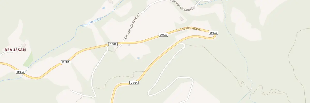 Plan du 5075F La Grand Terre à La Roque-Alric