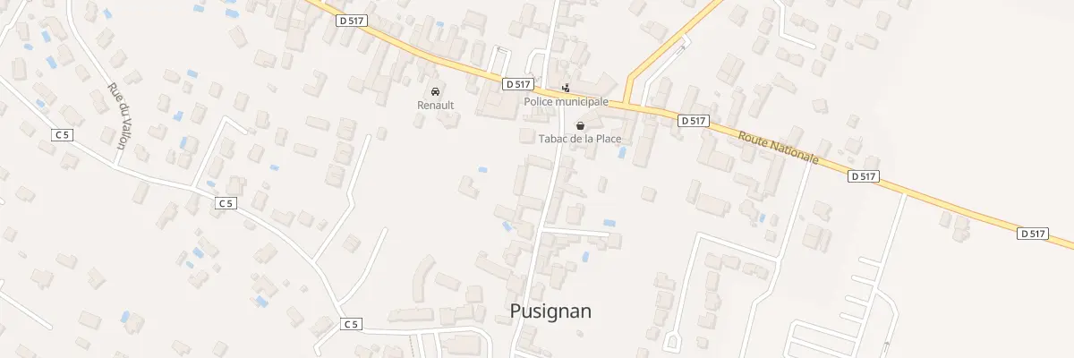 Plan du 2 Rue de l’Egalité à Pusignan