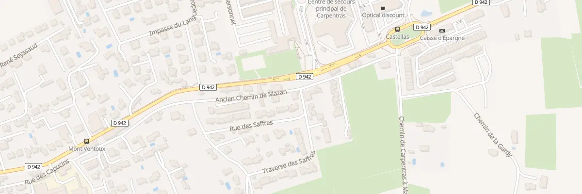 Plan du 452 Ancien Chemin de Mazan à Carpentras
