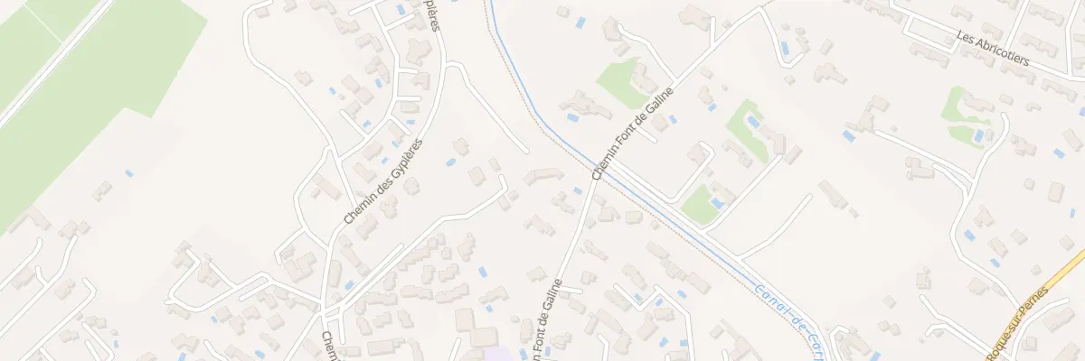 Plan du 231 Che Font de Galine à L’Isle-sur-la-Sorgue