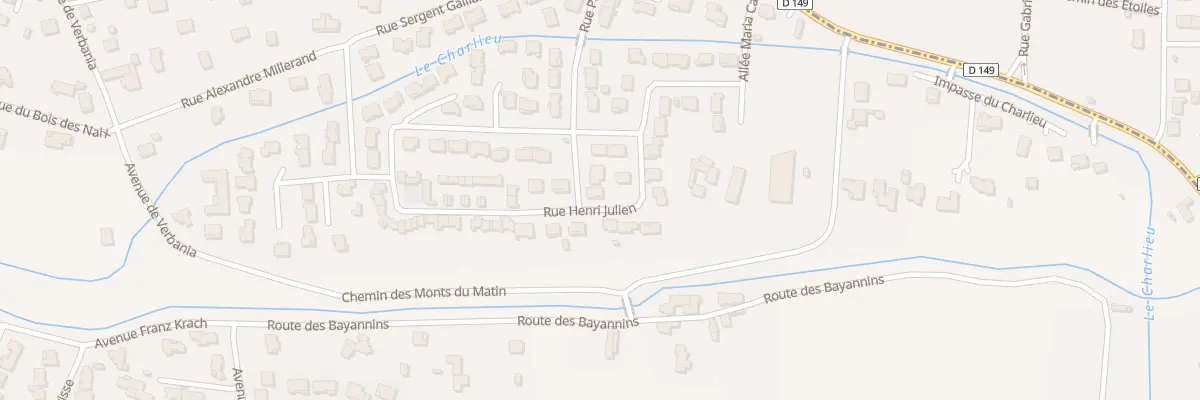 Plan du 4 Rue Henri Jullien à Bourg-de-Péage