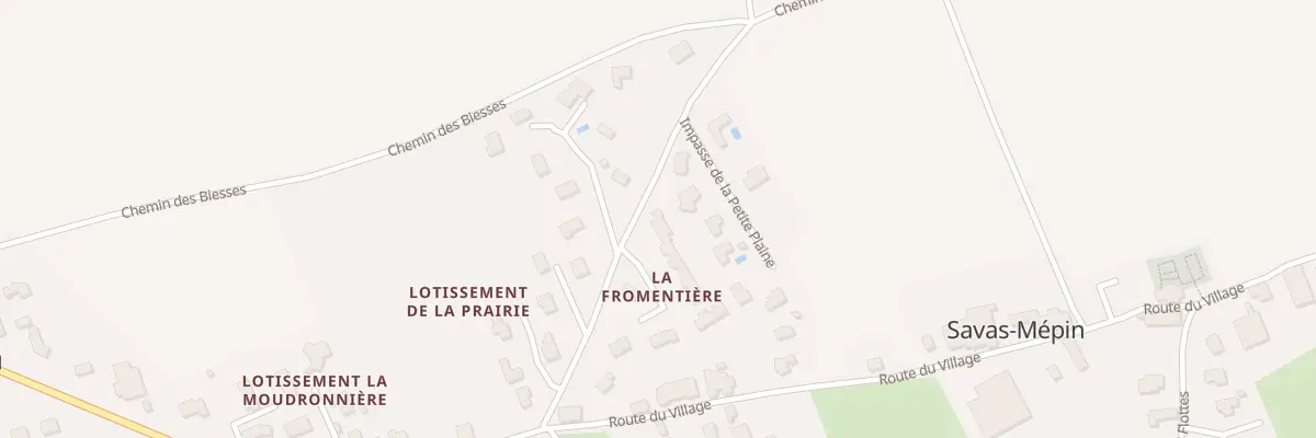 Plan du 5 Imp du Bouleau à Savas-Mépin