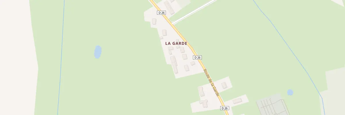 Plan du 427 Rte de la Garde à Marsonnas