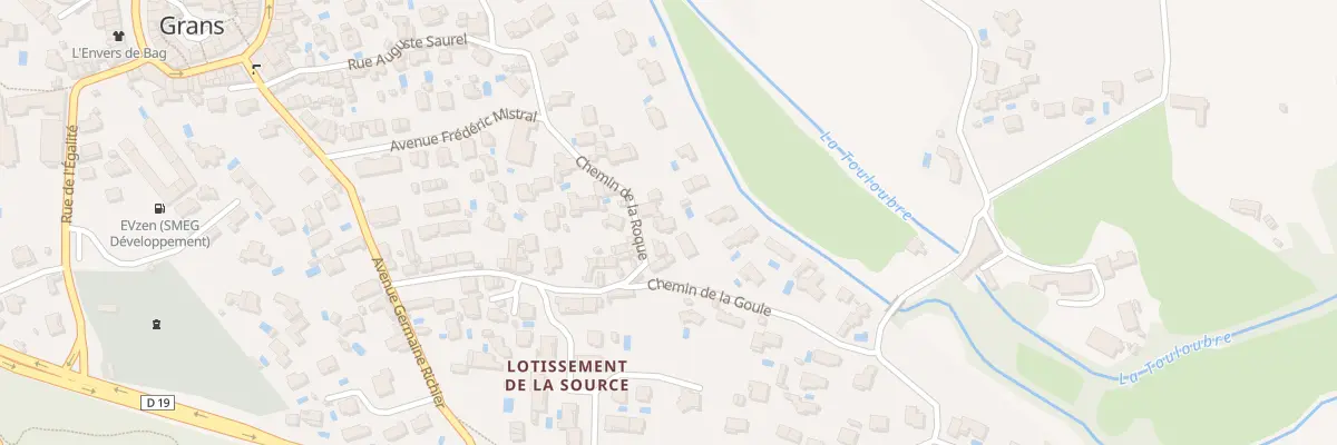 Plan du 5492 La Roque à Grans