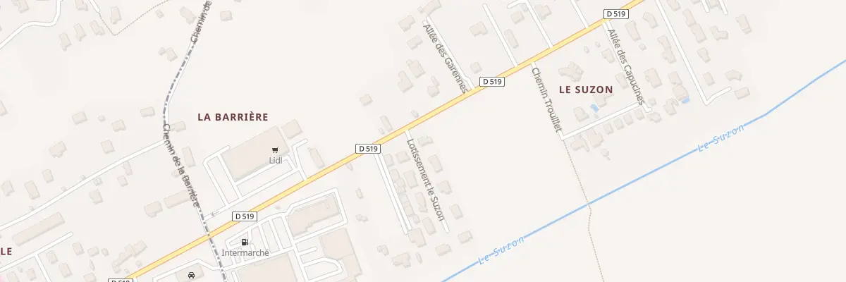 Plan du 1145 Rte de Beaurepaire à Saint-Barthélemy