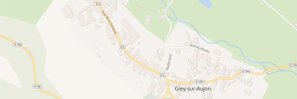 Plan du 10 Rue de la Ganterie à Giey-sur-Aujon