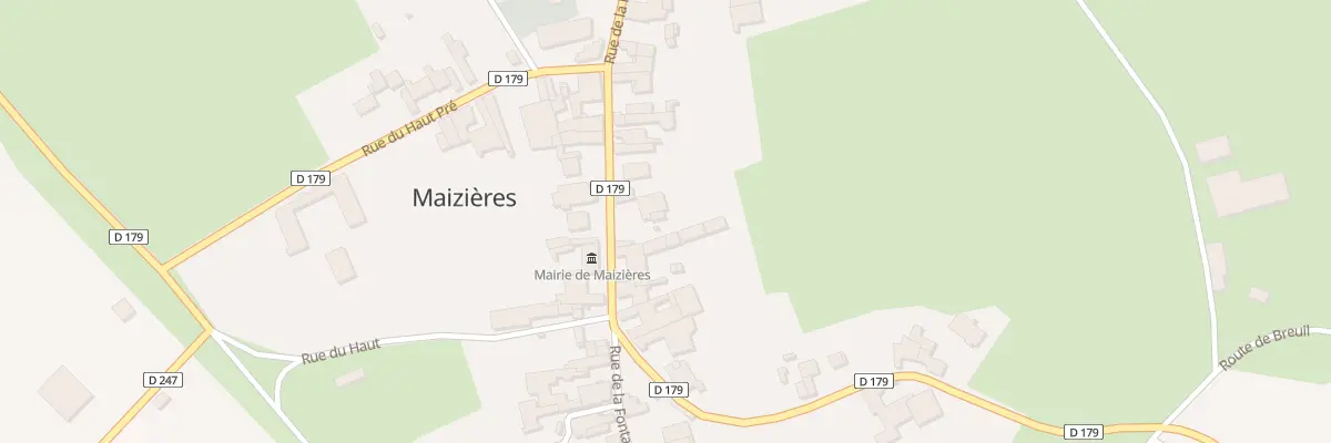 Plan du 10 Rue Grande Rue à Maizières