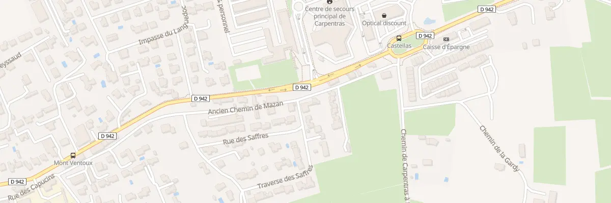 Plan du 480 Ancien Chemin de Mazan à Carpentras