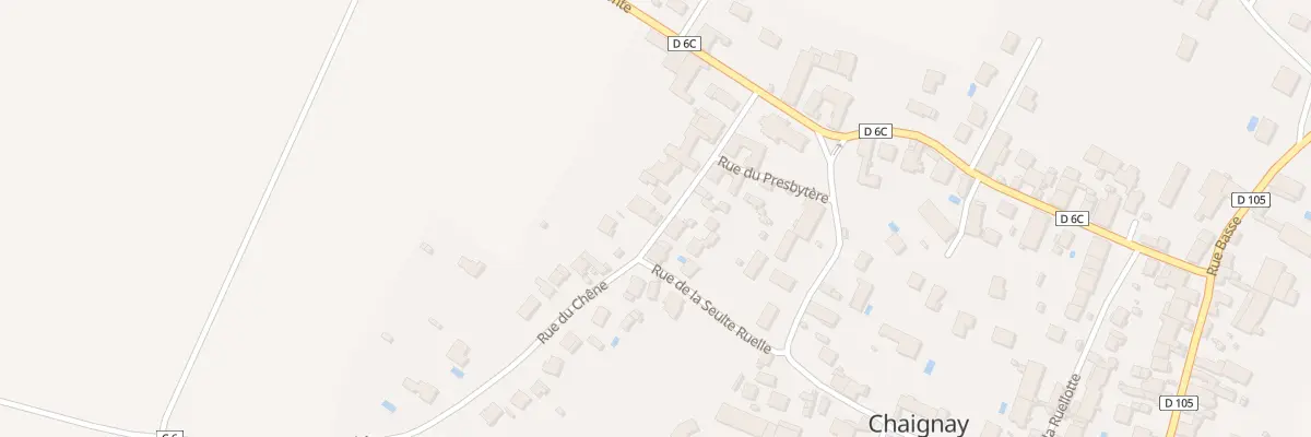 Plan du 12 Rue du Chêne à Chaignay