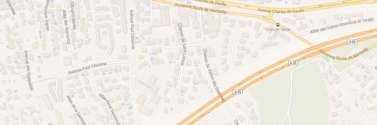 Plan du 9234 Che de St Lazare à Martigues