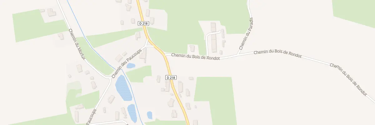 Plan du 4 Chem du Bois de Rondot à Saint-Martin-en-Bresse