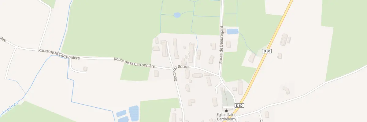 Plan du 106 Rue du Bourg à Servignat