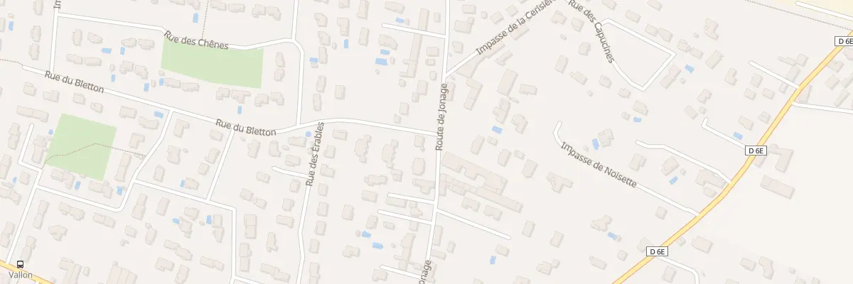Plan du 102 Rue du Bletton à Pusignan
