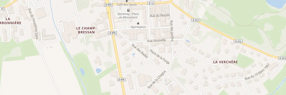 Plan du 2 Rue des Platanes à Romenay