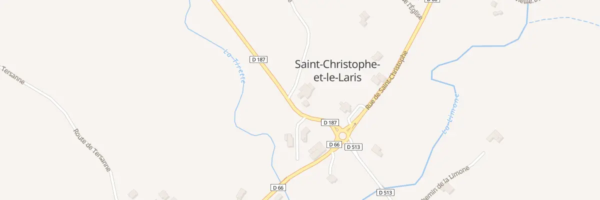 Plan du 100 Rte d’Hauterives à Saint-Christophe-et-le-Laris
