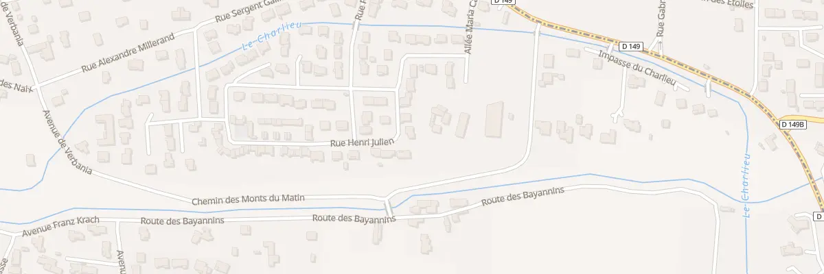 Plan du 5 Rue Henri Jullien à Bourg-de-Péage