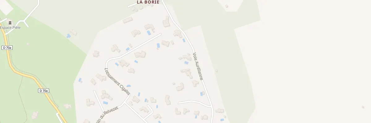Plan du 1 Lot Les Oliviers à Cornillon-Confoux
