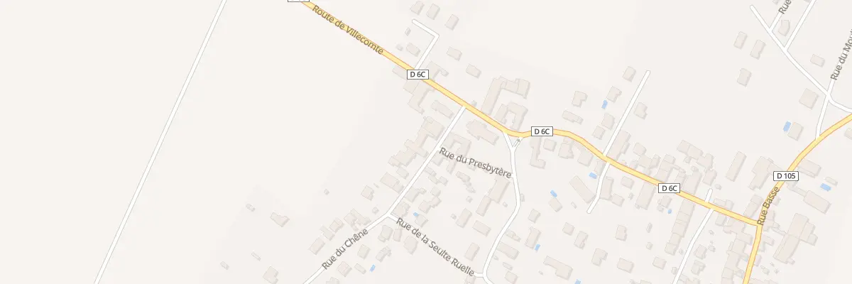 Plan du 6 Rue du Chêne à Chaignay