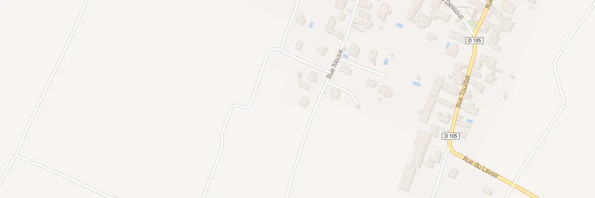 Plan du 28 Rue Neuve à Chaignay