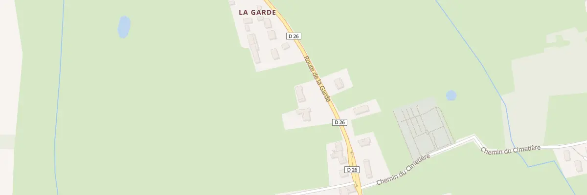 Plan du 239 Rte de la Garde à Marsonnas