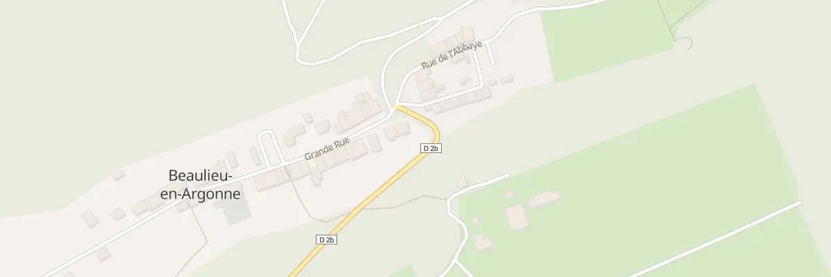 Plan du 1 Gr Grande Rue à Beaulieu-en-Argonne