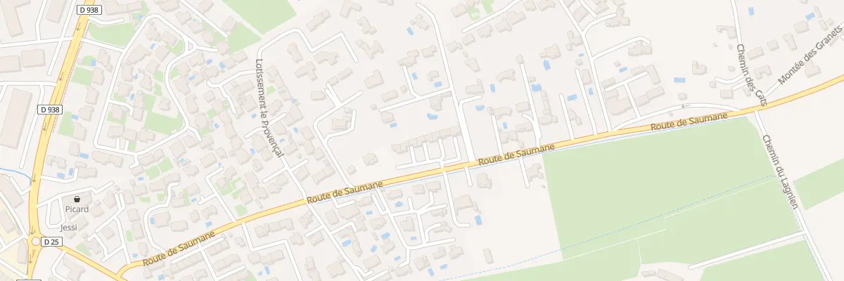 Plan du 422 Rte de Saumane à L’Isle-sur-la-Sorgue