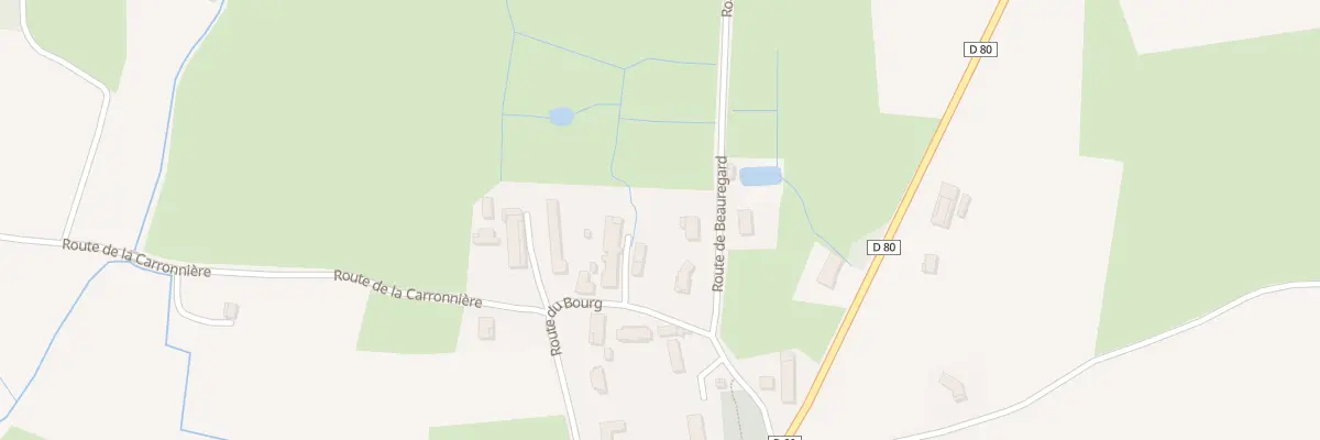 Plan du 107 Rte de Beauregard à Servignat