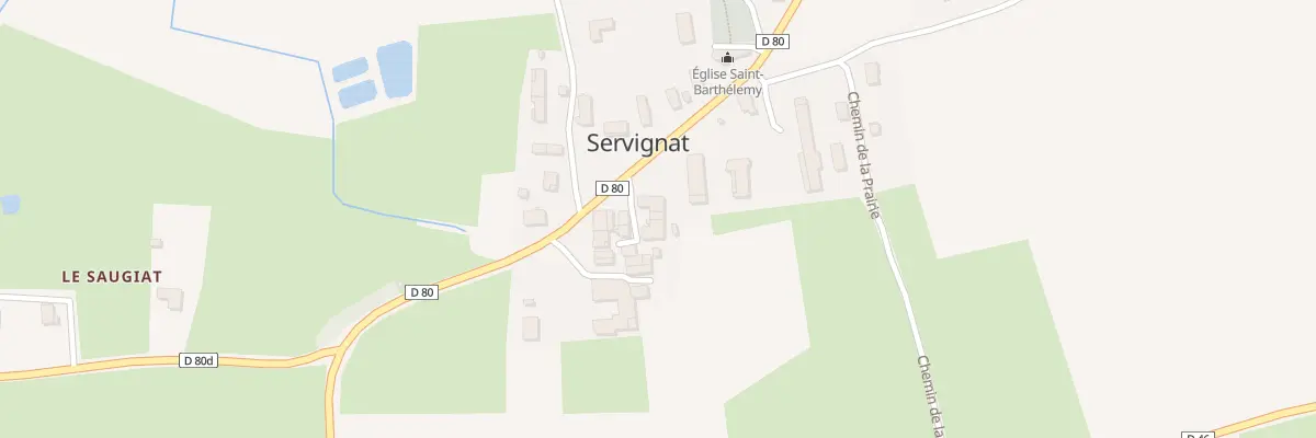 Plan du 29 Imp de la Forge à Servignat