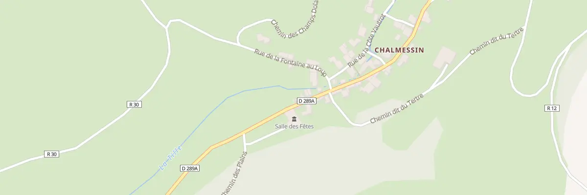 Plan du 8 Rue des Provencheres à Vals-des-Tilles