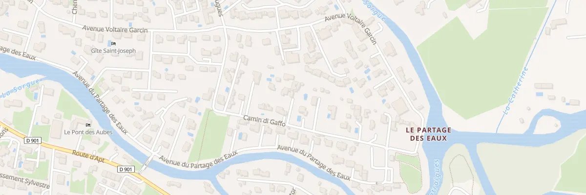 Plan du 287 Che Camin Di Gaffo à L’Isle-sur-la-Sorgue