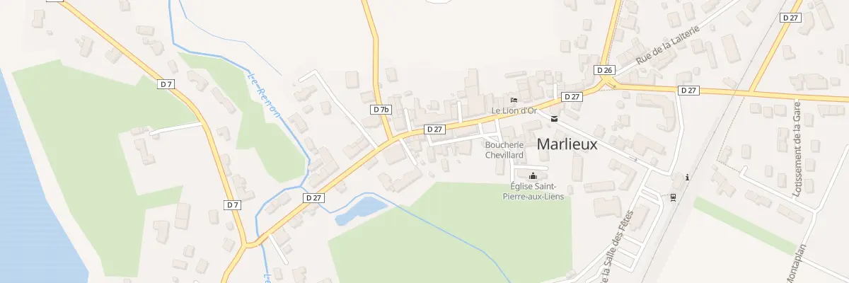 Plan du 375 Gr Grande Rue à Marlieux