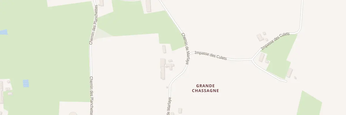 Plan du 273 Che de Marlaye à Confrançon