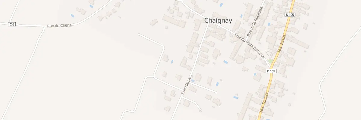 Plan du 14 Rue Neuve à Chaignay
