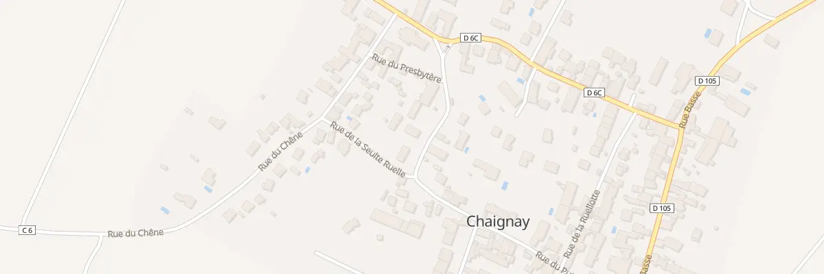 Plan du 2B Rue de la Seulte Ruelle à Chaignay