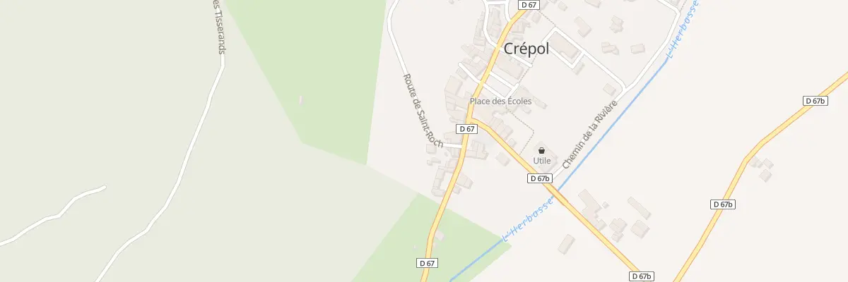 Plan du 25 Rte de Saint-roch à Crépol