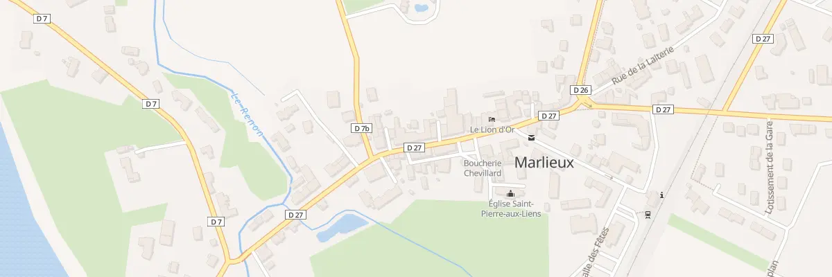 Plan du 358 Gr Grande Rue à Marlieux